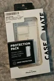 Case-Mate Protection Pack - Tough Clear Case & Screen Protector - iPhone 12 Mini