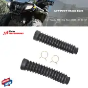 2PCS Fit For Honda ATC Big Red 250ES 85 86 87 Front Fork Shock Boots Black