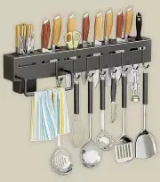 NON RUST STAINLESS STEEL ALLOY Wall Mount ladle Holder-1 pc