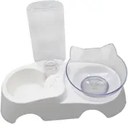 1Set Pet Automatic Water Feeder and Practical Pet Bowl for Dogs and Cats for Comfortable Eating Easy to Clean Stable Base for Pets