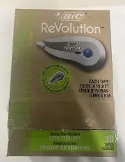 BiC White Out Correction Tape EZ Correct 10 Pack NEW Eco Friendly Free Shipping