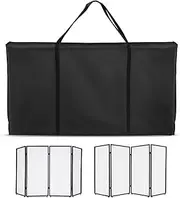 Loenel DJ Booth Carrying Bag, Waterproof Heavy Duty DJ Facade Carry Bag for Portable Stage, Art Portfolio, DJ Gig Bag & Travel Bag