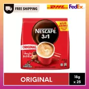 NESCAFE 3 in 1 Aromatic & Balanced ORIGINAL Instant Coffee 25 Sticks - FREE SHIP