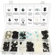 Swordfish 60860 - Auto Body Retainer Fastner Clip Assortment for Volkswagen Audi