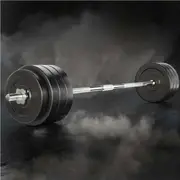 168cm 78kg Everfit Barbell Set Weight Plates Bar Lifting Bench
