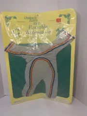 New! Vintage Cabbage Patch Kids Doll Gymnast Leotard Rainbow Gray Bendable Pose