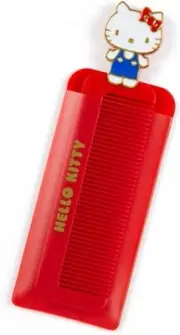 Sanrio, Hello Kitty Compact Comb 877239, Material: PVC, AS resin, Length: 14.5cm