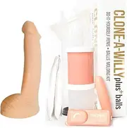 Clone a Willy Plus Balls Kit Light Skin Tone, Flesh