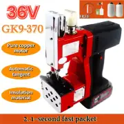 210W Electric Bag Stitching Sewing Machine Handheld Wireless Closer Sack Sealing