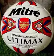 Mitre Arsenal FC Premier League EXCLUSIVE MATCH BALL ULTIMAX Ball Size 5