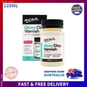 Mont Marte Gloss Clay Varnish 120ml Clear Finish Polymer Clay Sealant Glossy