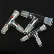 Distillation Chemistry Adapter 75 Bend Glassware Laboratory Three Way