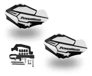 PowerMadd Sentinel Handguards Guards Kit White Black Snowmobile Snow Hayes