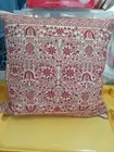 Gorgeous Pottery Barn Embroidered 18" Pillow Cover w/Feather Pillow Insert-EUC