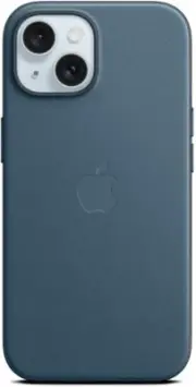 Apple iPhone 15 FineWoven Case with MagSafe - Pacific Blue