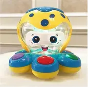 Musical Octopus Sensory Toys, Light-Up Toy with 12 Music Types & 5 Sound Effects, Montessori Baby Toy for 6-12 Months, Toddler Boys and Girls Gift