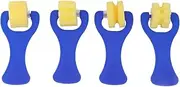 Kids Painting Toy, 4PCS Sponge Brushes Kit Easy to Control Clean Reusable Creative Education Tool for 2 6 Years Old Adults
