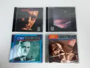 4 CD Lot- Brand New- Louis Armstrong- Benny Goodman- Art Pepper Jazz Classics
