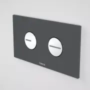 Caroma Invisi Series II® Round Dual Flush Plate & Buttons (Plastic)