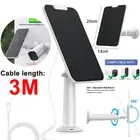 3W Solar Panels for Eufy Eufycam Cam E/2C/E/2 Pro Wall Mount 3M/13ft Power Cable