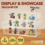 3Tier Cake Display Cabinet Acrylic Bakery Muffin Cupcake Donut Pastries Showcase