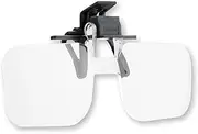 Carson Clip and Flip, Clip-On, Flip-Up Magnifying Lenses for Fly Tying, Reading, Hobby, Crafts and Other Low Vision Tasks