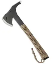 Condor Sentinel Axe Survival Desert Tan Paracord Wrapped Handles Carbon Steel