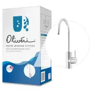 OLIVERI Satellite Water Filtration System with Round Goose Neck Filter Tap FS7025