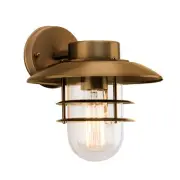 Verve Design NAUTICAL WALL LIGHT E27 60W Max Globe ANTIQUE BRONZE *Aust Brand