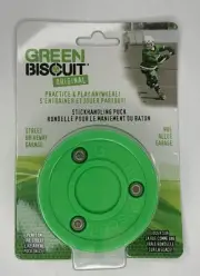 GREEN BISCUIT Orginal Hockey Passing Training Puck, New