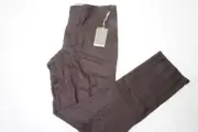 Canali 1934 CURRENT Stretch Dark Red Flannel Wool Dress Pants Sz 40
