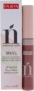 [Pupa Milano] Natural Side Lip Gloss - 004 Pearly Nude for Women 0.17 oz Lip Gloss