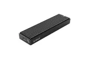 [M2PV-C3-BK] M.2 NVMe SSD Aluminum Enclosure, USB3.1 GEN2 Type-C 10Gbps support 2TB