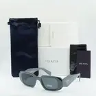 New PRADA PR17WS 11N09T Marble/Black/Dark Grey 49-20-145 Sunglasses