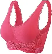 [Generic] Women Bra Set and Underwear Thong Top Wide Shoulder Strap Vest Back Underwear Strapless Bra