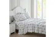 Laura Ashley Rachel Flannel Fleece Sheet Set