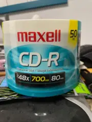 SEALED 50 PACK Maxell CD-R Media 48x - 700MB - 80MIN