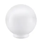 28001-41, 6" White Acrylic Lamp Post Globe with 3-1/8" Neck