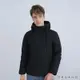 GIORDANO 男裝素色鋪棉連帽外套 - 09 標誌黑