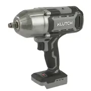 Klutch High-Torque Impact Wrench, KLiQ 20 Volt Brushless, 1/2in., Tool Only