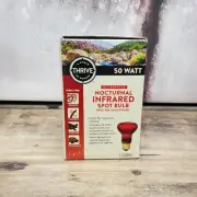 NOCTURNAL INFRARED HEAT LAMP/SPOT BULB REPTILE THRIVE 50 WATT