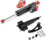 Motorcycle steering damper For SUZUKI GSXR1000 2007-2008 Stabilizer Linear Dampers Mounting Support Motorcycle CNC Aluminum Steering Damper Bracket Set