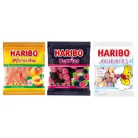 在飛比找蝦皮購物優惠-德國原裝 Haribo 小熊軟糖 野甜莓 水蜜桃 酸奶優格 