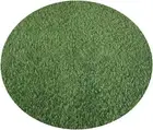 HANABASS Artificial Grass Mat round Fake Turf Tiles Realistic Grass Rug Circu...
