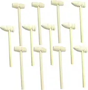 ERINGOGO 1Set Mini Solid Hammers Seafood Cracking Tools for Crafts for Crabs Lobsters Shellfish and Creative DIY Projects Natural Design