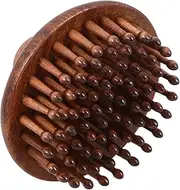 BESTYASH Natural Wooden Scalp Comb Ergonomic Design for All Hair Aesthetic and Practical Grooming Tool for Men and Durable Wooden Scalp Brush Unique Grip and Comfort