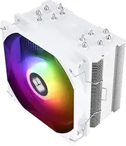 Thermalright Burst Assassin 120 SE ARGB White CPU Cooler, 6 Heat Pipes Heatsink, 12cm PWM Fan CPU Air Cooler, AGHP Technology, for Intel LGA1851/1700/115X/1200,AM4/AM5, 148mm High Heatsink Cooling