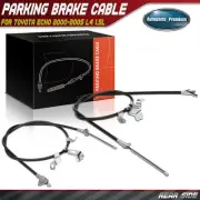 2x Rear Left & Right Side Parking Brake Cable for Toyota Echo 2000-2005 L4 1.5L (for: Toyota)