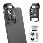 200X Magnification Mini Microscope Rechargeable With LED CPL for iPhone Android