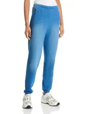 Aviator Nation Rainbow Stripe Sweatpants in Faded Water